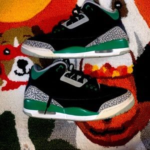 Jordan 3 Pine green